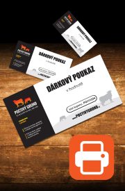 TIŠTĚNÝ - Dárkový poukaz 500 Kč